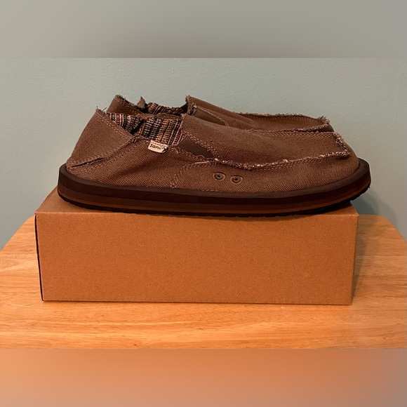 Sanuk Vagabond Sidewalk Surfer ST Hemp Men’s Size 9 - Picture 2 of 4